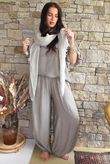 Randles Puff Sleeve Blouse Mocha